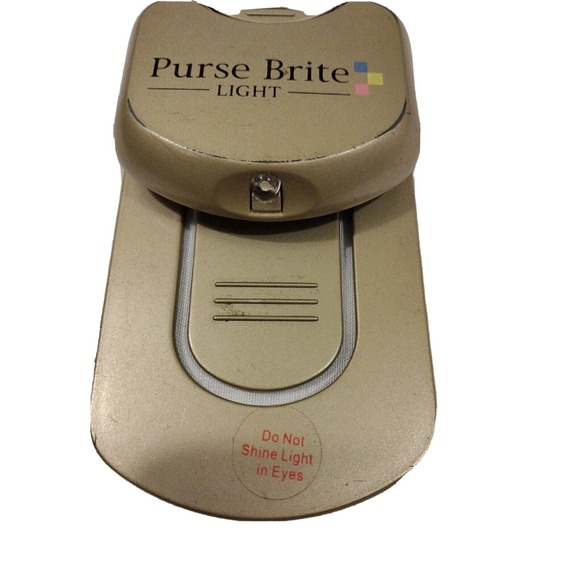 Purse Brite Lite Light LED Battery Powered As Seen On Lamp Click Touch Off Go - Picture 2 of 6